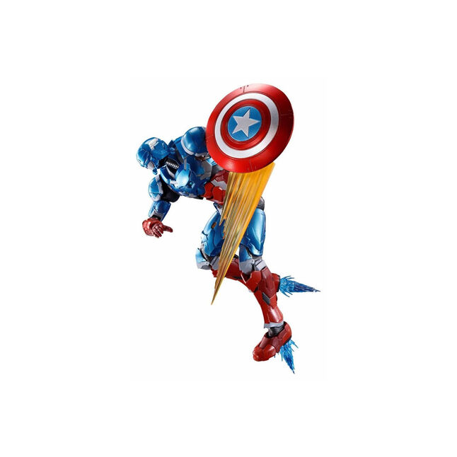 Figura Capitán América Tech-on 15,5cm