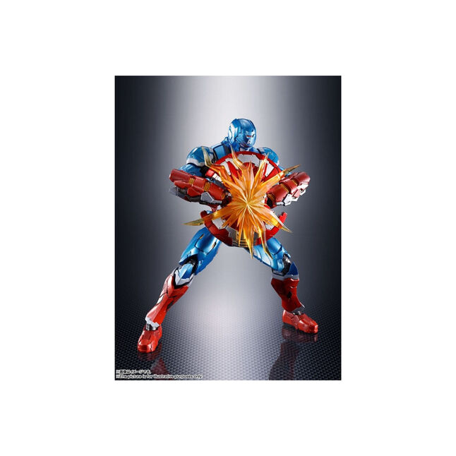 Figura Capitán América Tech-on 15,5cm