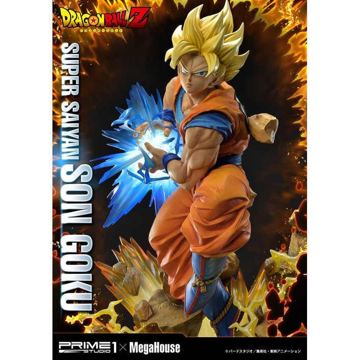 Dragon Ball Z Estatua Super Saiyan Son Goku Deluxe Version 64 cm