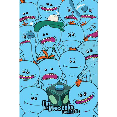 Maxi Poster Mr Meeseks - Rick And Morty Maxi Poster Mr Meeseks - Rick And Morty