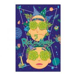 Poster Rick & Morty High In The Sky Poster Rick & Morty High In The Sky