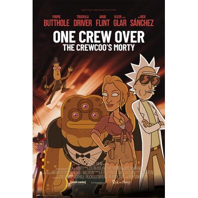 Poster Rick Y Morty 4 One Crew Poster Rick Y Morty 4 One Crew