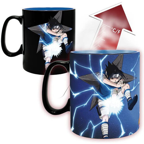 Taza Termosensible Naruto y Sasuke 460ml