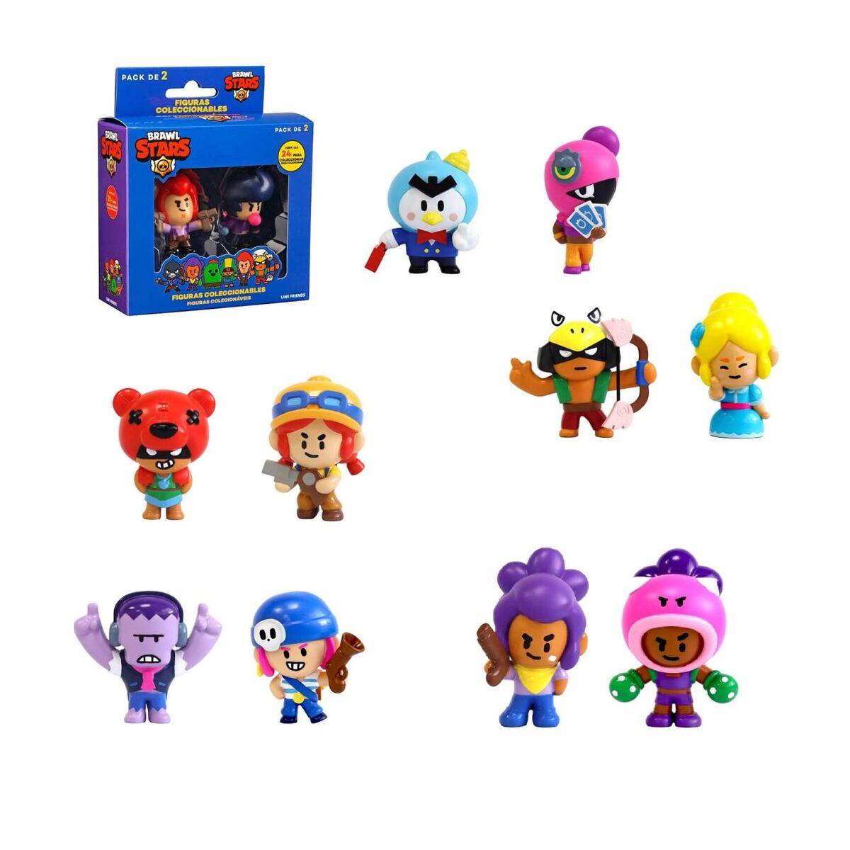 Pack 2 Figuras Brawl Stars