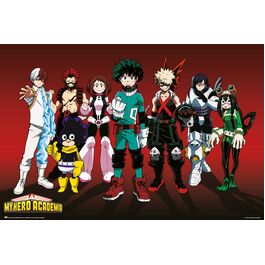 Poster My Hero Academia Uniform Version