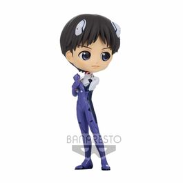 Figura Qposket Shinji Ikari Plugsuit Ver.B 14Cm - Evangelion INVERSO
