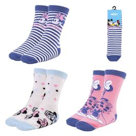 Pack Calcetines 3 Piezas Minnie 31/34 Pack Calcetines 3 Piezas Minnie 31/34