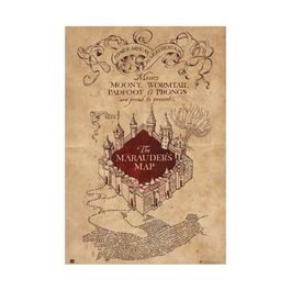 Poster Harry Potter Mapa Del Merodeador