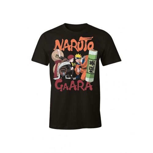 Camiseta Naruto Adulto - Negra INVERSO