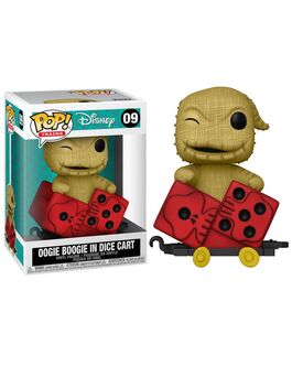 Funko POP! Oogie Boogie in Dice Cart 09 - Pesadilla Antes de Navidad Funko POP! Oogie Boogie in Dice Cart 09 - Pesadilla Antes de Navidad