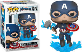 Funko POP! Capitan America with Broken Shield & Mjolnir 573 - Vengadores: Endgame