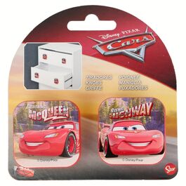 Set 2 Tiradores Cuadrados Plástico 4,5Cm - Cars Set 2 Tiradores Cuadrados Plástico 4,5Cm - Cars