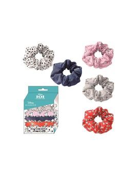 Accesorios Pelo Coletero De Tela 5 Piezas Disney 101 Dalmatas