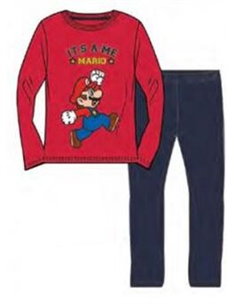Pijama Mario Rojo 12 años