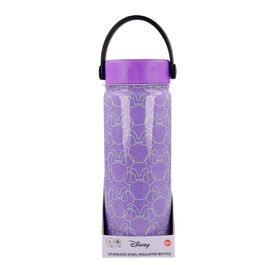 Botella Acero Inoxidable Termo con Asa 530ML Minnie Botella Acero Inoxidable Termo con Asa 530ML Minnie