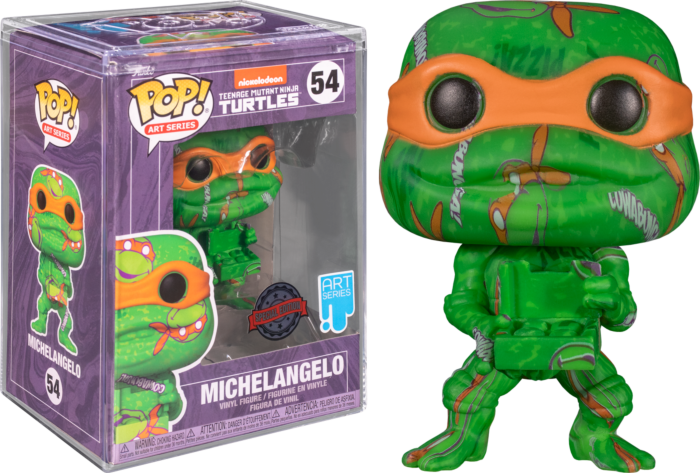 Funko POP! Michelangelo Artist Series 54 - Tortugas Ninja