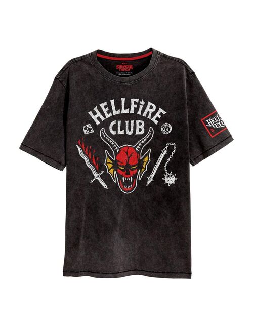 Camiseta Stranger Things HellFire Crest XL