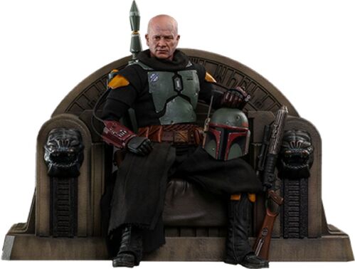 Figura Boba Fett Con Trono Repaint Armor Star Wars The Mandalorian 1:6 Hot Toys