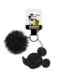 Llavero Acrílico Pompón Mickey