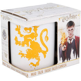 Taza Logo Casa Griffindor Harry Potter Blanca y Amarilla - Porcelana - 325 ml Taza Logo Casa Griffindor Harry Potter Blanca y Amarilla - Porcelana - 325 ml