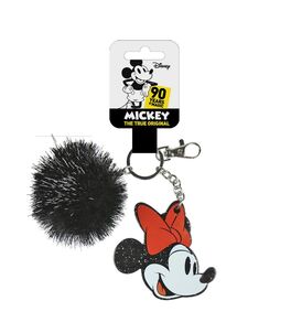 Llavero Acrilico Pompom Minnie