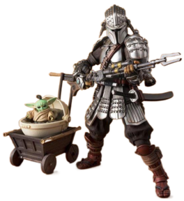 Figura Ronin Mandalorian Beskar Armor & Grogu - Star Wars