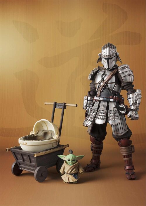 Figura Ronin Mandalorian Beskar Armor & Grogu - Star Wars