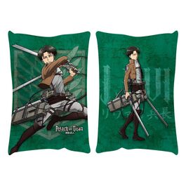 Cojín Attack on Titan Levi 50x35cm Cojín Attack on Titan Levi 50x35cm