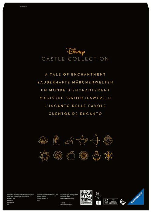 Puzzle Castillo Bella 1000 pz - Disney