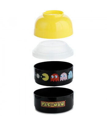 Sandwichera Redondo con Compartimentos - Videojuego Pac-Man