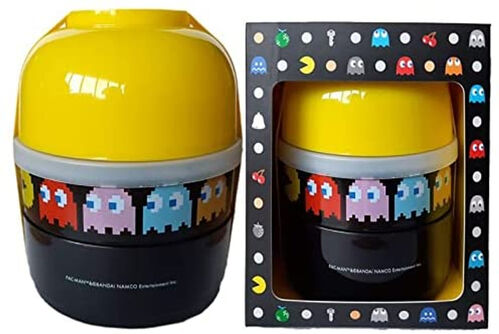 Sandwichera Redondo con Compartimentos - Videojuego Pac-Man