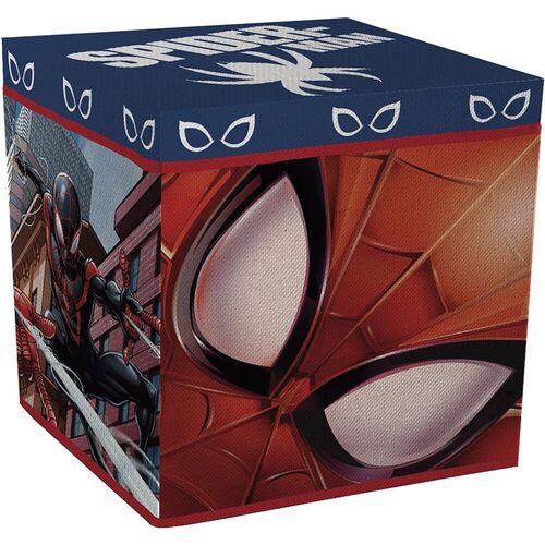Spiderman - Taburete Contenedor 30X30X30Cm