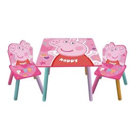 Mobiliario Peppa Set Mesa + 2 Sillas Mobiliario Peppa Set Mesa + 2 Sillas