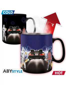 Taza termosensible Back To the Future Time Machine 460ML Taza termosensible Back To the Future Time Machine 460ML