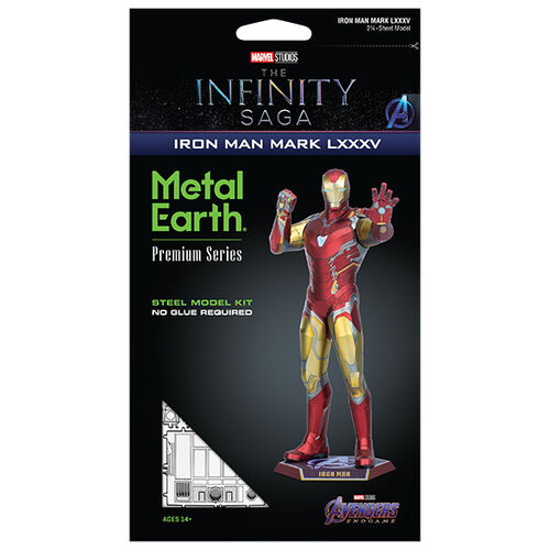 Replica Iron Man 3D Maqueta Metal Model kit Iron Man Avengers