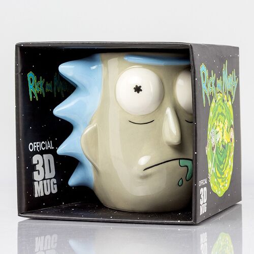 Taza 3D Rick Sanchez 500 ml Rick y Morty