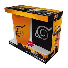 Pack Vaso XXL Pin Libretas Konoha Symbol Naruto
