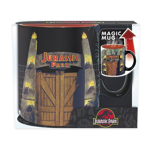 Taza Termosensible Gate 460 ml Jurassic Worldd