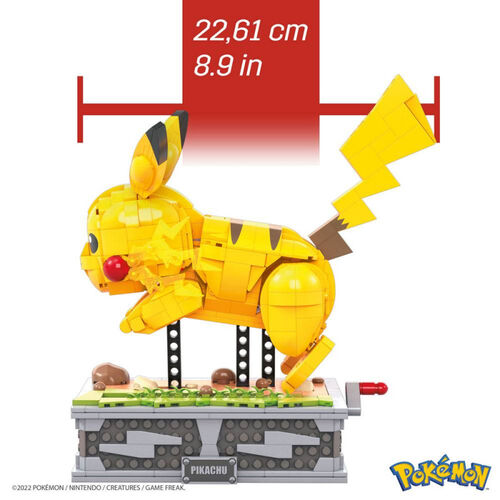 Kit de construccin Mattel MEGA Construx Pikachu 24cm - Pokmon