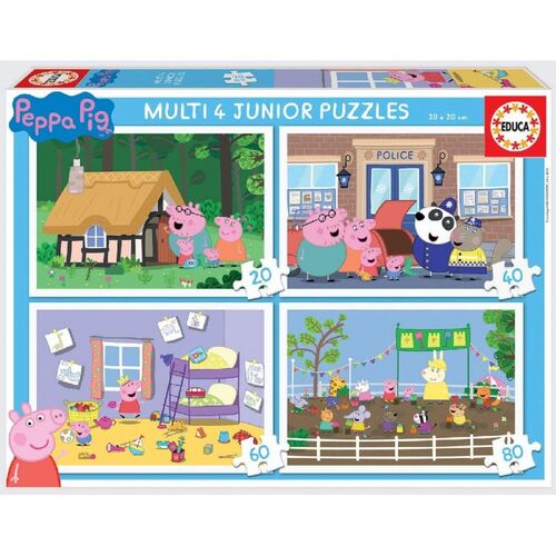 Puzzle Multi 4 Peppa Pig