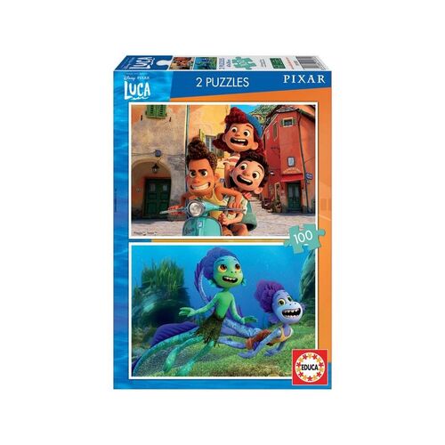 Puzzle Educa Luca Disney de 2 x 100 Piezas