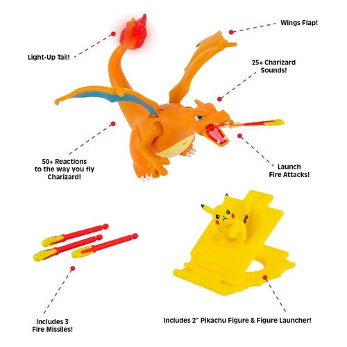 Pokémon Figura interactiva Deluxe Charizard 15 cm