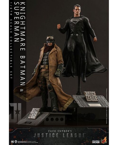 Figura Hot Toy Batman y Superman Zack Snyder 31cm