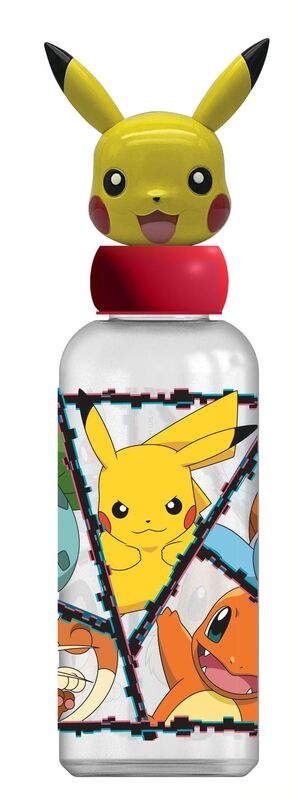 Botella Figurita 3D 560Ml Pokemon