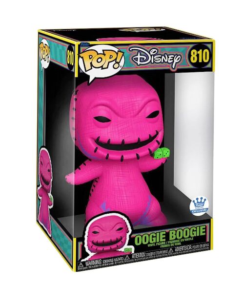 Funko POP! Pesadilla antes de Navidad - Oogie with Dice 10p Black Light 810