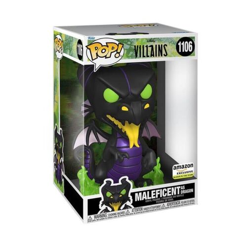 Funko POP! Villanas Disney - Maleficent Dragon 10p Glow Dark 1106