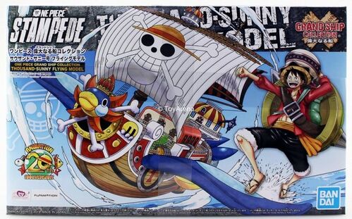 Maqueta One Piece Barco Thousand Sunny Flying 14cm