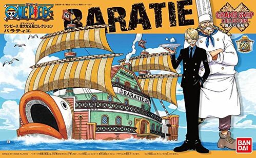 Maqueta One Piece Barco Baratie 14cm