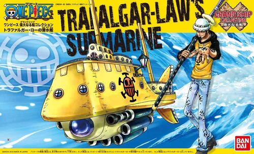 Maqueta One Piece Barco Trafalgar Law Submarine 14cm