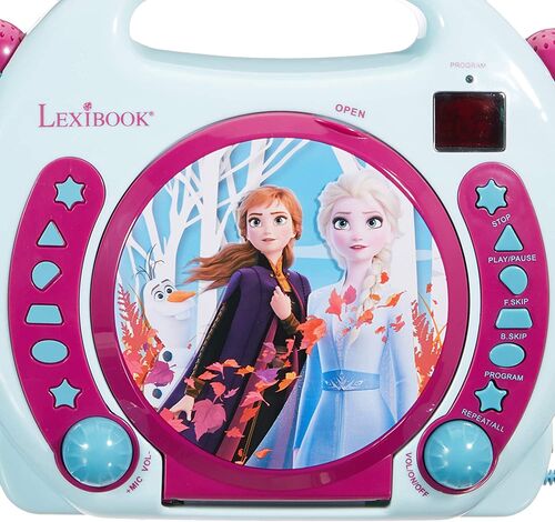 Reproductor Frozen CD con micrófono
